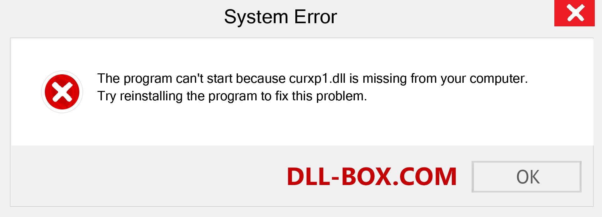  curxp1.dll file is missing?. Download for Windows 7, 8, 10 - Fix  curxp1 dll Missing Error on Windows, photos, images